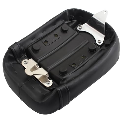 Cojín de asiento trasero negro impermeable y ergonómico para moto Shadow VT750 5