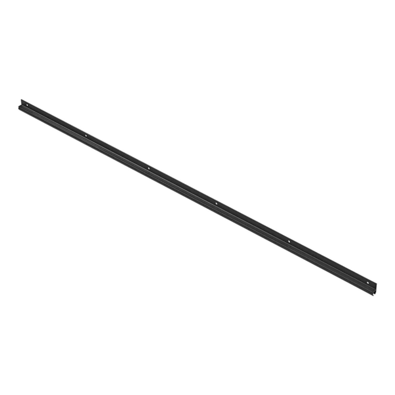 3 STK Kederschiene für Wohnmobil Alu schwarz 180 Grad 100 cm für 7-8 mm | Kederleiste als stabile Führungsschiene für Kederschnur, Vorzelt, Markise und Camping Zubehör Preiswert&Gut