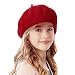 Bonaweite French Wool Berets Hat Classic Fashion Warm Beanie Cap for Girls