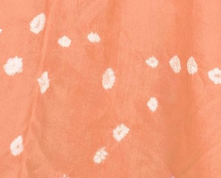 Image of Women Cotton Hand Printed Bandhani Design Dupatta | Ethnic Tie Die Print Dupatta (LENGTH 2.10M)