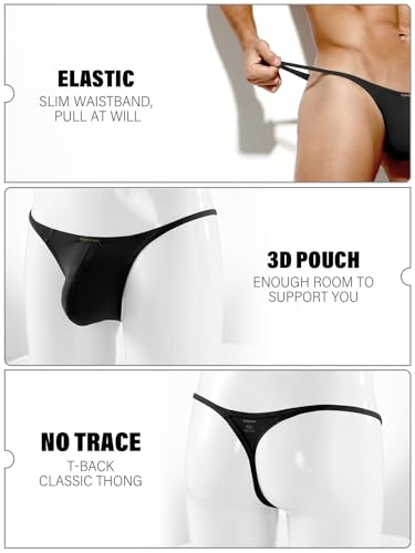 Arjen Kroos Mens Sexy Thong Underwear Bulge Pouch Low Rise G-String3