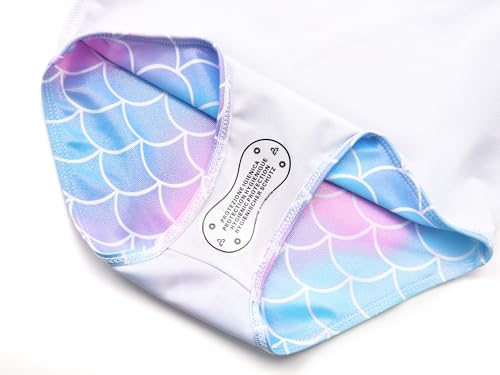 Image of Girls One Piece Swimsuits Adjustable Double Strap for Kids Palm Tree Print Toddler Bathing Suit Size 2T-10