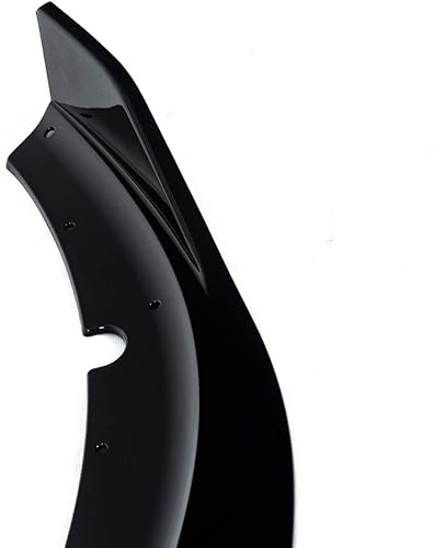 Miniatura 7 de Protector de parachoques delantero de 4 puertas, compatible con Dodge Charger SRT Only V2 Style 2015-2020, negro brillante, 4 piezas