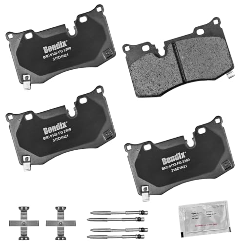 Image of Bendix Priority1 CFC2369 Ceramic Rear Brake Pads for Chevrolet Corvette 2020, Corvette 2023-2022
