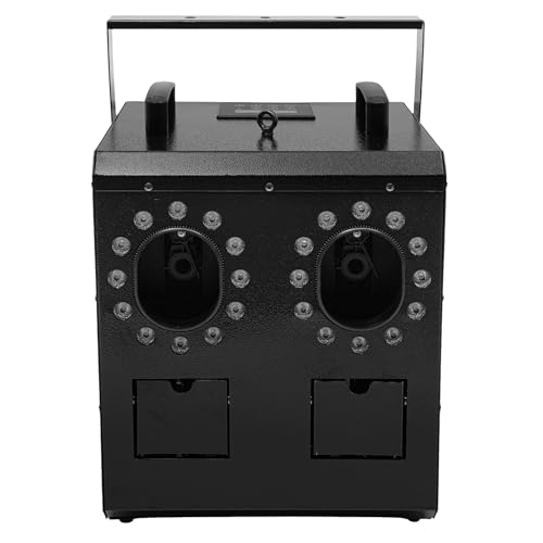 Stage Bubble Fog Machine Combo, 900W 3 in 1 DMX & Remote Control Smoke Bubble Machine Outdoor & Indoor Bubble Maker with 24 RGBW Led Lights, Dual Bubble Fans for Party Festival DJ Club