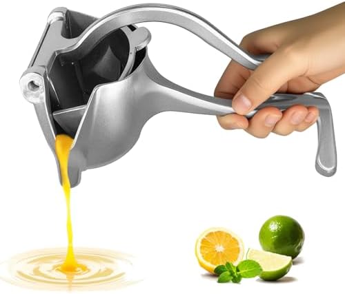 MCSDFN Hand Juicer Squeezer Aluminum Lemon Squeezer Citrus Juicer Hand Press Heavy Duty Manual Squeeze Extractor Tool for Pressing Pomegranates, Citrus, Oranges, and other Fruits