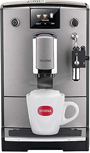 Nivona Kaffeevollautomat NICR 675 CafeRomatica titan/chrom 15 bar Milchschaum