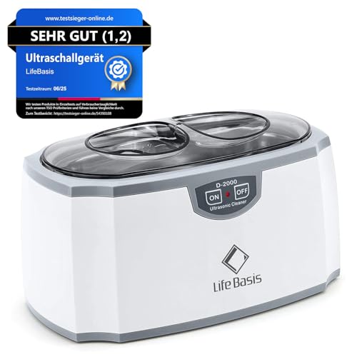 LifeBasis Ultraschallreinigungsgerät 420ml-...