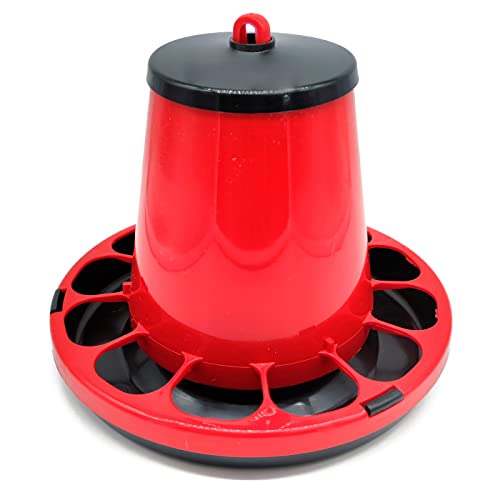 Tradineur – Comedero para Aves – Fabricado en España – Alimentador de Semillas – Capacidad de 1 kg – Ø 20,5 x 17 cm
