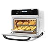 E-Macht Air Fryer Ovens Countertop, Convection Toaster Oven with 10 Cooking Functions, 6-Slice Toast &12-Inch Pizza Capacity, 6 Accessories Included, Auto Shut off, 24 Quart