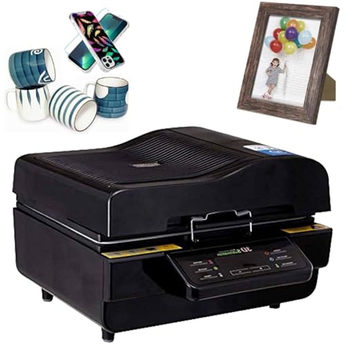 Máquina de Sublimación 3D, Prensa de Calor 2800W con Control Inteligente miniatura 1