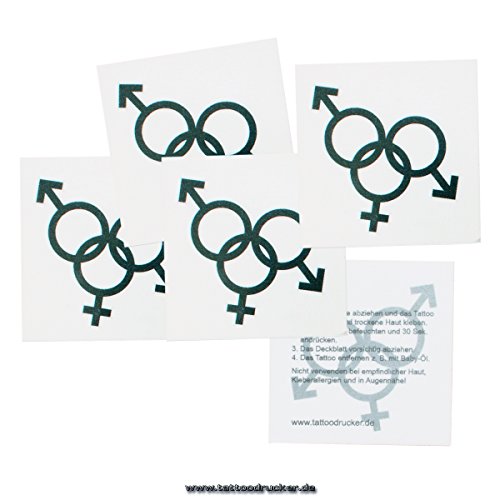 10 x Cuckold Logo Tattoos - Cuckold Fetish Logo as Tattoo in Black