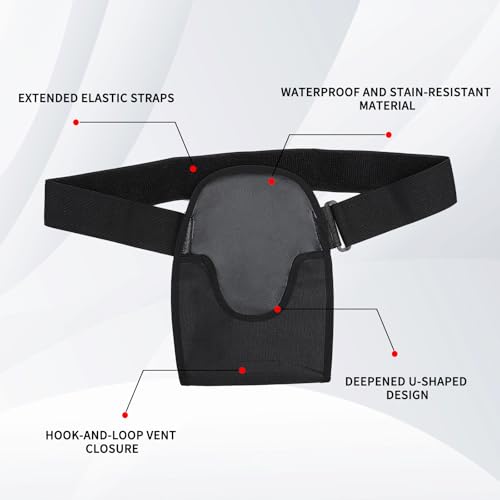 UOCAI Stoma Gürtel Wasserdicht,Komfortable Stomabeutel Abdeckung mit U-Design und verstellbarem Band Hygienisches Stoma Zubehör für Colostomy Ileostomy & Urostomy Stabiler Stoma Bandage Gürtel