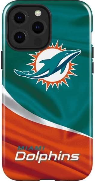 Skinit Impact Phone Case Compatible with iPhone 13 Pro Max - Officially Licensed NFL Miami Dolphins Team Jersey Design