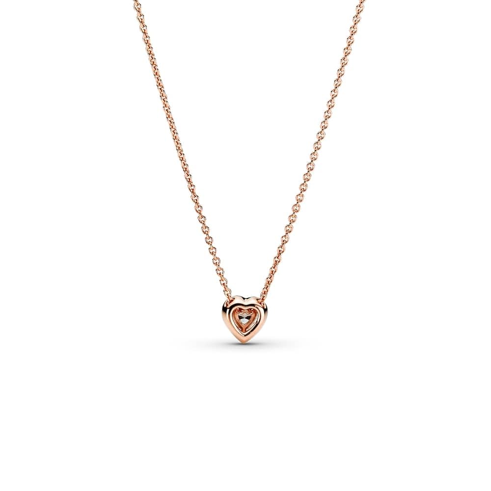 Pandora Timeless Schmuck, 14-karätig Roségold-vergoldet, funkelndes Herz
