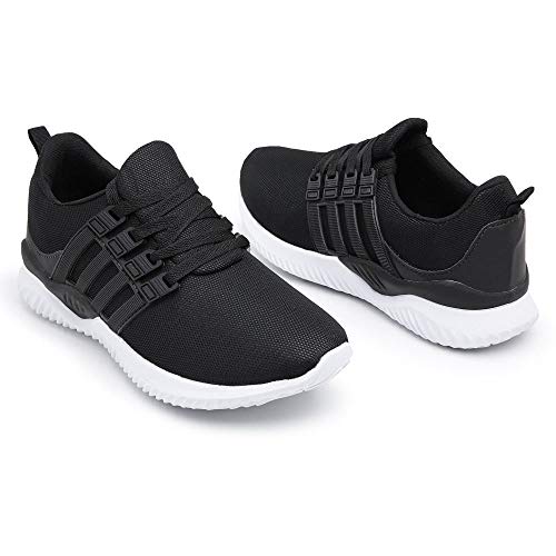 Tenis Masculino Para Caminhada Preto de Academia Spark Tamanho:44;Cor:Preto