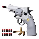 Revolver Toy, Can Fire Soft Foam Refill Bullets,Water Gel Beads, Digital Shooting Targets with Foam Dart Toy Shooting Blaster, Shooting Toys for Children Kid Boys Girls, Compatible