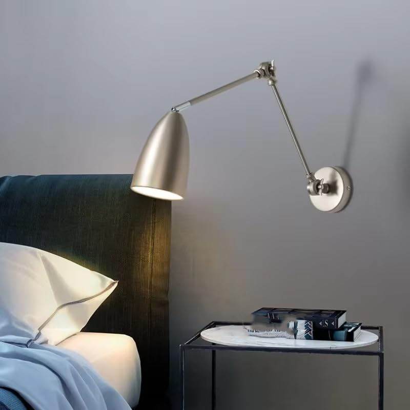 Nowoczesna lampa ścienna do wnętrz, regulowane oświetlenie LED, dekoracja sypialni, lampka nocna, nowoczesna lampa ścienna