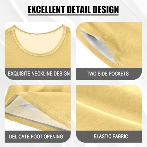 CHIFIGNO Short Sleeve Pajamas Shorts Set, Lightweight Summer Soft Sleepwear with Pocket, Ages 5-143