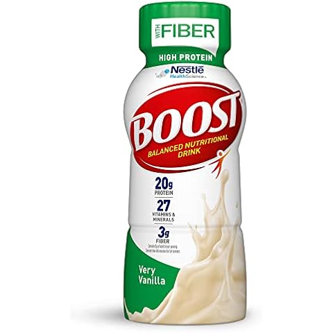 BOOST High Protein with Fiber Complete Nutritional Drink Cover