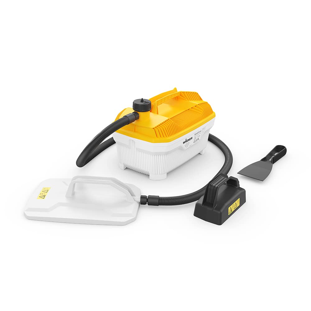 WAGNER unità staccaparati a vapore SteamForce Plus, contenitore 4 l, tempo di vapore max. 70 min, tubo flessibile 3,7 m, piastra e spatola per vapore aggiuntiva, 2.000 W, 230 V