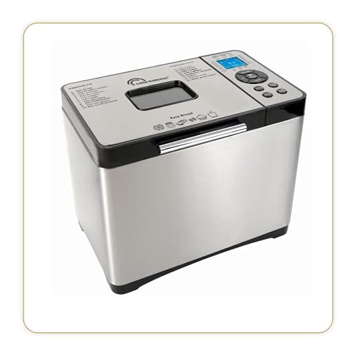 Little balance 8398 Easy Bread, Machine à pains, baguettes, brioches, 19 programmes, Jusqu'à 1 kg, Tout Inox