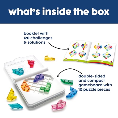 smart games - IQ Love, Puzzle Game with 120 Challenges, 2 Playing Modes, 7+ Years