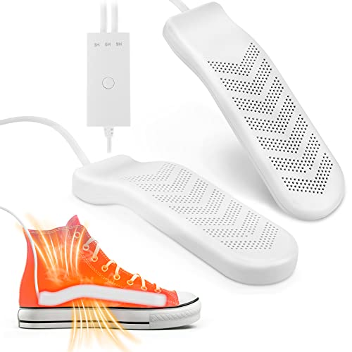 Augot Secador de Zapatos Eléctrico, USB Calentado Secador Botas Esqui con Temporizador 3/6/9H Secador Zapatos Desodorante Calzado Secador de Pies Portátil para lluvioso Invierno Cover