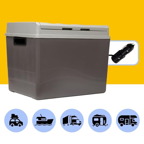 Image of Koolatron 12V Iceless Cooler & Warmer - Portable Electric Cooler /Nevera Portatil Electrica for Car Truck Camper Boat, Hard Sided Mini Fridge for Camping Picnic Travel Lunch Food Drinks Office 40 qt
