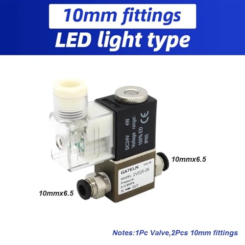 Électrovanne pneumatique 2V025-08 pour automatisme et vérin industriel