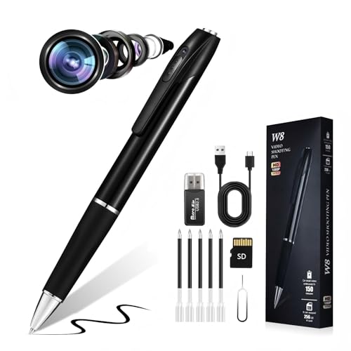 1080P Mini Hidden Camera，HD Camera Pen – Nanny Cam Mini Security...