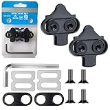 SEPSCO 自転車 クリートセット シマノ自転車ペダルと互換性があります マルチエントリーモード SPDクリート クリートナットなし SPD用 SM-SH56 SM-SH51 工具付き マウンテンバイクと SPD クリートに適しています シマノ (黒)