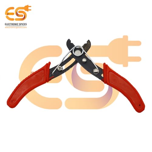 Image of Electronic Spices 25W Soldering Iron 8 in 1 Kit with wire Cutter | Desoldering vacuum pump | Soldering Stand & Tweezer