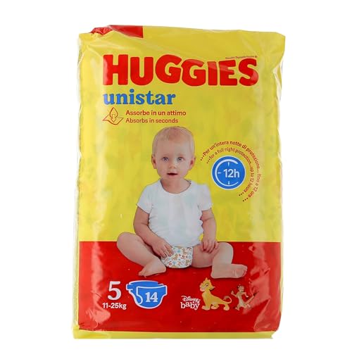 Huggies Pannolini Unistar Large 5, 16 Pezzi