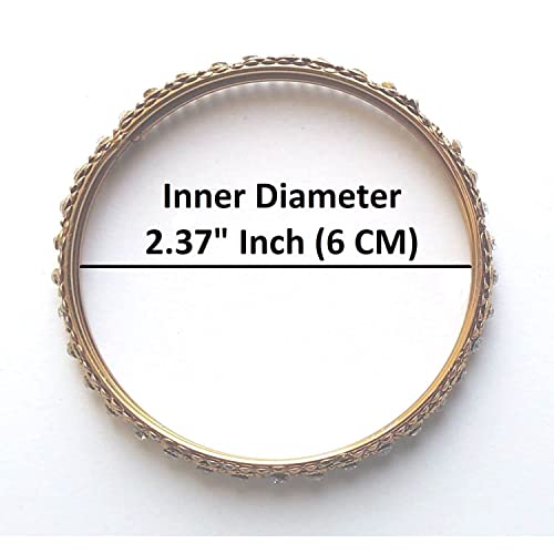 Efulgenz Fashion Jewelry Indian Bollywood Gold Plated Crystal Beaded Silk Thread Bracelet Bangle Set (20 Pc) (Pink (Set Of 20 Pcs), 2-6) #TOP4