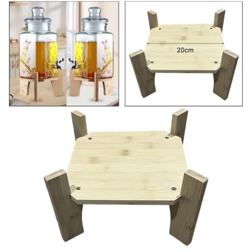 Support distributeur de boissons stable anti-chute pour pichet et vase - 7