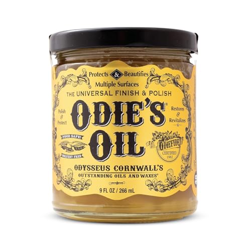 Odie's Oil - Universal Finish for Wood, Leather, Plastic, Vinyl, Metal & More -...