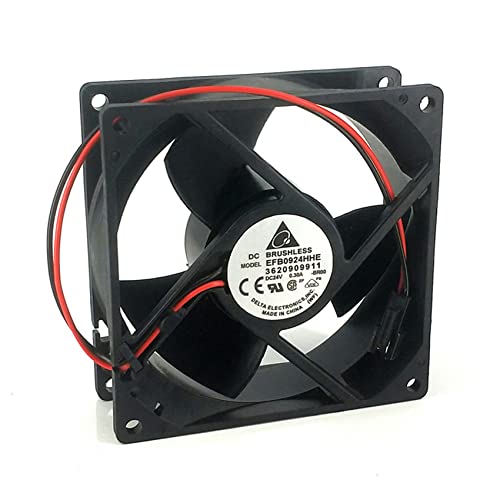 NZNYDNL Delta EFB0924HHE 9038 24V 0.30A 9CM 2wire Inverter Alarm Cooling Fan