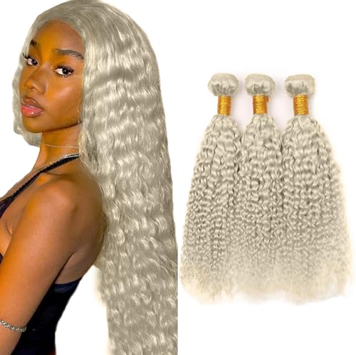 Ash Blonde Water Wave Bundles #88 Platinum Bundles...