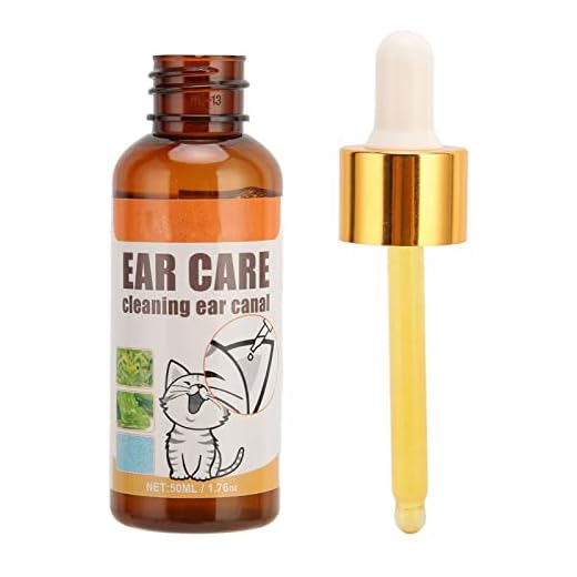 bizofft Limpiador de oídos para Perros, Limpiador de oídos Seguro para Mascotas Sin ácaros irritantes para Cachorros