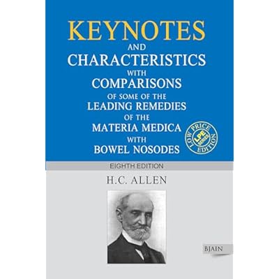 Allen's Keynotes and Characteristics with Comparisons