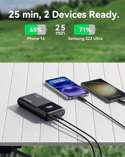 INIU Laptop Power Bank, Compact 25000mAh 100W Fast Charging Battery Pack — view 2