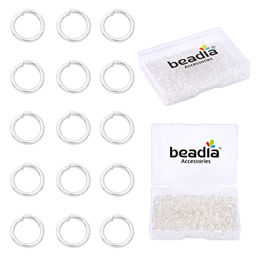 Beadia Silver Plated Jump Rings Non Tarnish 7Mm 300Pcs For Jewelry Making Findings #TOP30