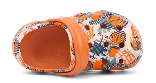 Image of INMINPIN Kids Cute Clogs Cartoon Garden Shoes Boys Girls Slides Slippers Indoor Outdoor Children Water Shower Beach Pool Sandals