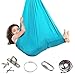 Yoga Swing for Kids Hammock Children Hangin Indoor Outdoor Autism Aspergers,ADHD Kids Hangin Therapy Swing 110inch x 39inch (Hardware Included) Sky Blue