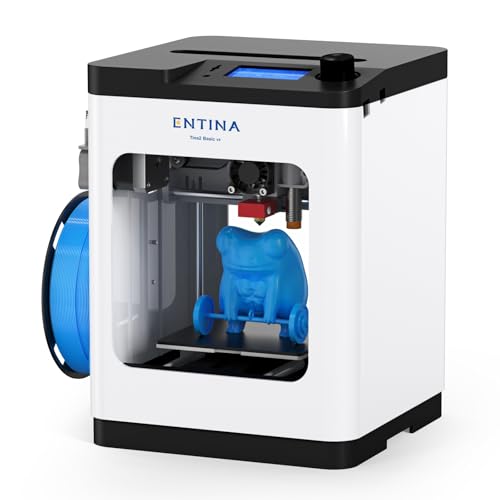 3D Printers Tina2 Basic, Fully Assembled and Auto Leveling 3D Printer for Beginners and Kids, Removable Magnetic Platform, High Precision Printing FDM Mini 3D Printer for Home and School
