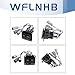 WFLNHB Marine Trim Tab Double Rocker Switch Kit 10222-211D 10222211D Replacement for Lenco
