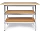 Werkbank Ondis24 Uwe 120cm mit Metallregal und Werktisch