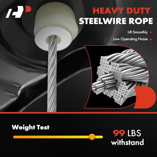 A-Premium APSTW004MF Spare Tire Hoist Spare Tire Winch Carrier Compatible thumb #5