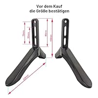 WANGCL Universal TV StandfüßE für 32-65 Zoll Flach Curved TV HöHenverstellbar Ersatzbeine für TV StäNder – Ansicht 3